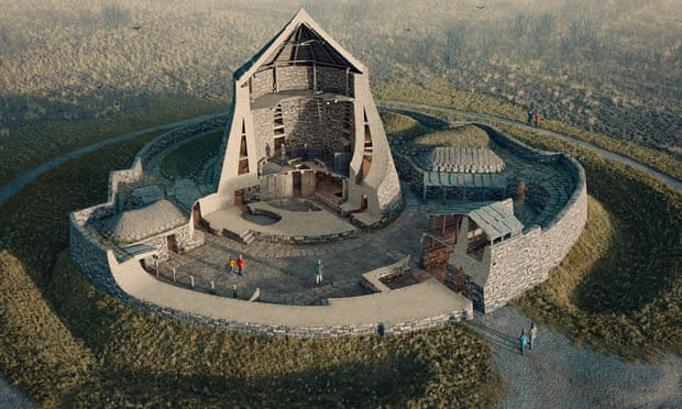 Artist impression of the new Caithness broch.