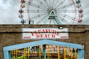 A photograph by Merlin Daleman of Skegness Pleasure Beach, July 2019