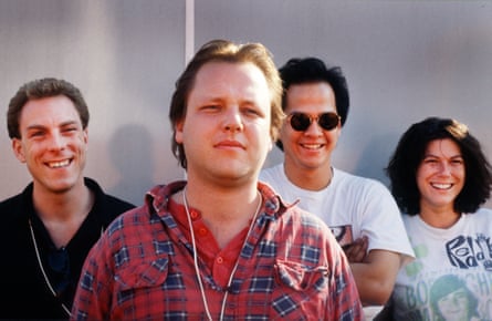 Pixies in 1989, with Kim Deal, right.