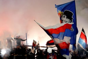 Some Lyon fans, in a time not that long ago.