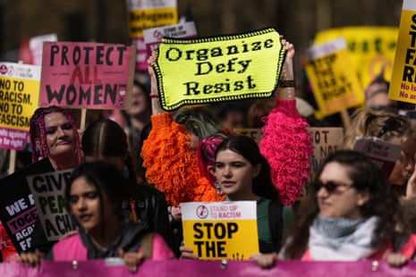 Stand Up to Racism at the march.