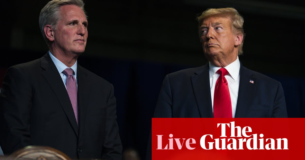 Kevin McCarthy said Trump recognized ‘some responsibility’ for Capitol attack, report says – live