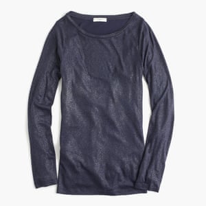 £42.50, <a href="https://www. /uk/womens_category/Tshirtsandtanktops/longsleevetshirts/PRD~E4364/E4364.jsp?Nbrd=J&Nloc=en_GB&Nrpp=48&Npge=1&Ntrm=metallic+t+shirt&isSaleItem=false&color_name=NAVY%20SILVER&isFromSearch=true&isNewSearch=true&hash=row3"> </a>