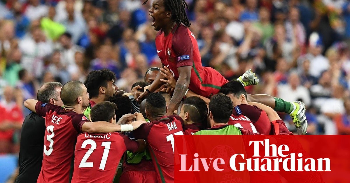 Portugal 1 0 France Euro 16 Final As It Happened Euro 16 The Guardian Portugal 1 0 France Euro 16 Final As It Happened Euro 16 The Guardian