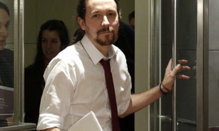 Pablo Iglesias, leader of Podemos