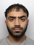 Police mugshot of Armaan Ahmed.
