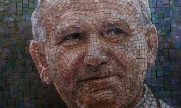 A mosaic of Pope John Paul II