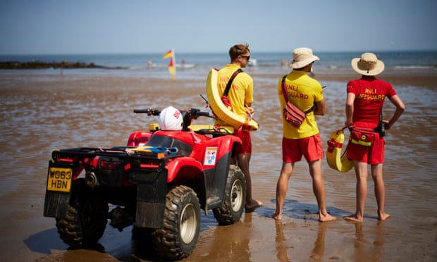 RNLI Lifeguards on North Bay Beach