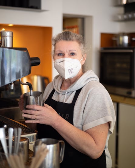 Beth Forbes, a barista at The Parlour, in Herne Hill, south London