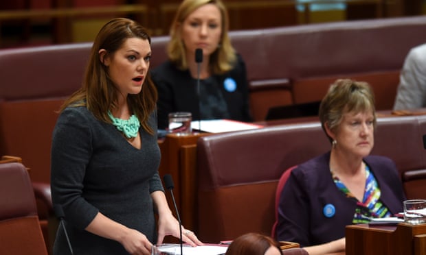 Sarah Hanson-Young in the Senate