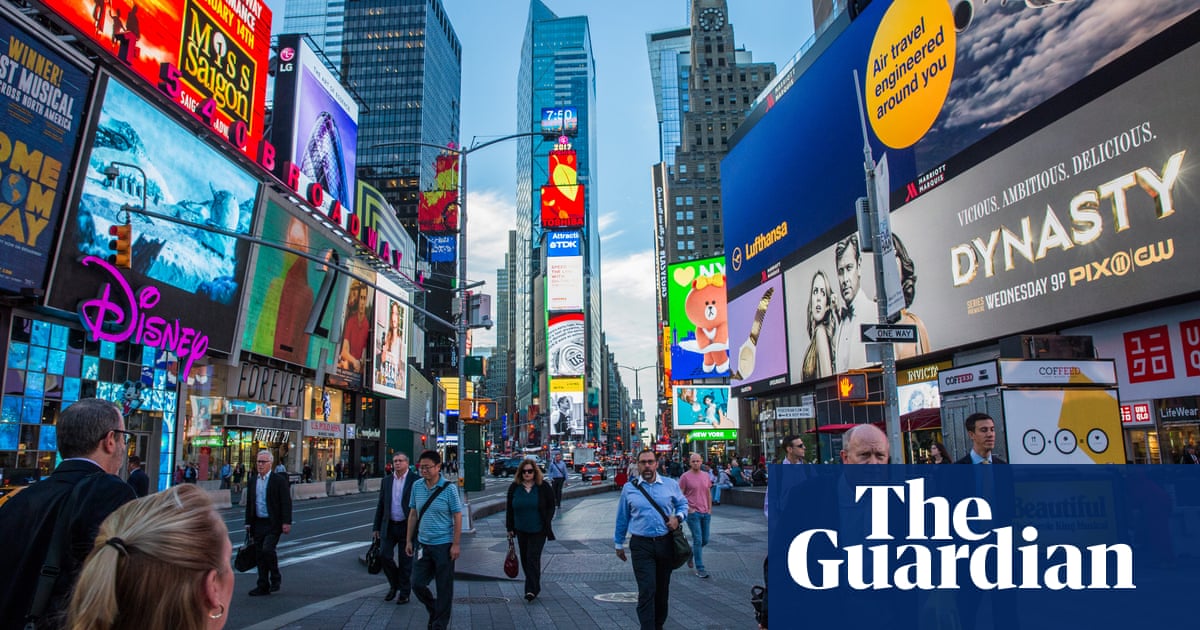 A Day In The Life Of Times Square In New York In Pictures Us News The Guardian