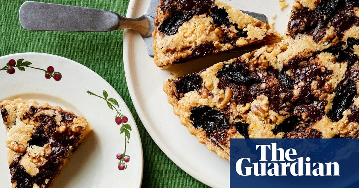 Jeremy Lee’s recipe for almond, chocolate and prune tart
