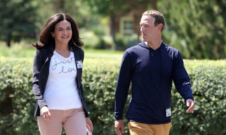 Sheryl Sandberg with Mark Zuckerberg, 2021