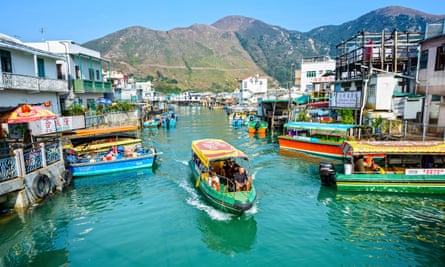 Tai O fishing town on Lantau Island, Hong Kong.
