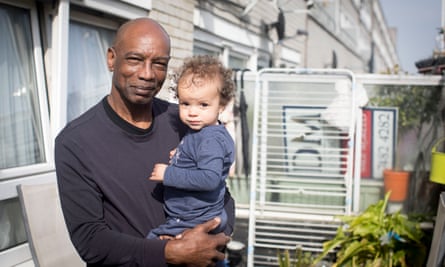 Michael Braithwaite with his one-year-old granddaughter Sieena Ray