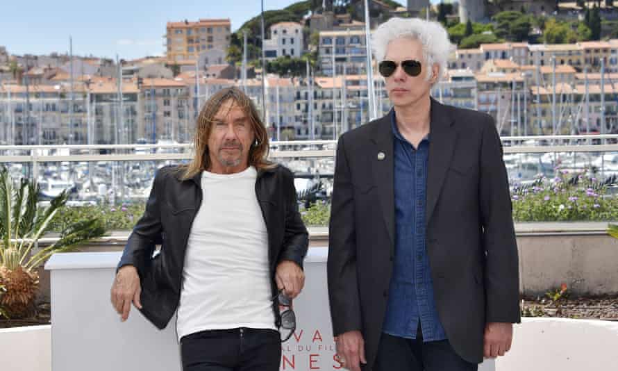 Iggy Pop and director Jim Jarmusch at Cannes.