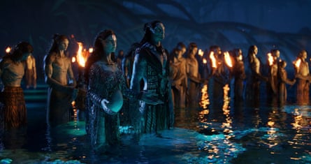 A still from Avatar: Way of the Water