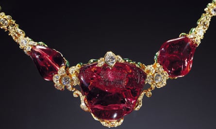 The Eastern ruby ​​necklace, 1853.