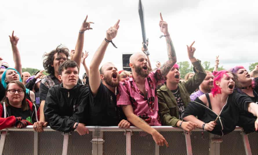 The three-day festival is running as part of a government pilot and has 10,000 rock fans in attendance.