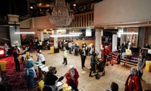 A former nightclub has been turned into an NHS vaccination centre in St Albans, Hertfordshire.