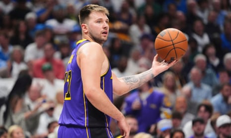 Luka Dončić helped lead the Mavs to the NBA finals last season.