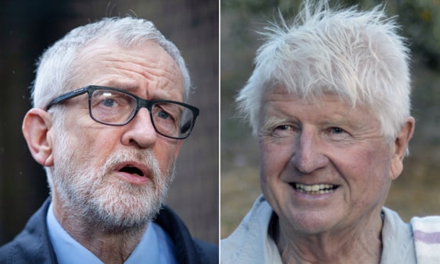 Jeremy Corbyn and Stanley Johnson were photographed, separately, breaking the rules on coronavirus.