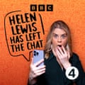 Helen Lewis in the logo for her programme.