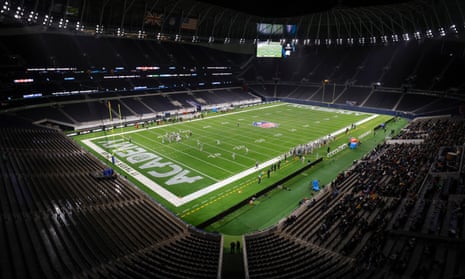 NFL Academy against De La Salle Spartans at the Tottenham Hotspur Stadium on 8 October 2024.