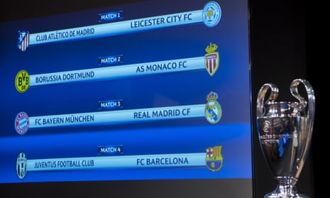 UEFA Champions League - The official result of the #UCLdraw Your #UCL  Play-offs! Tie of the round: FC Porto v AS Roma? Villarreal CF v AS MONACO?  FC Steaua Bucuresti v Manchester