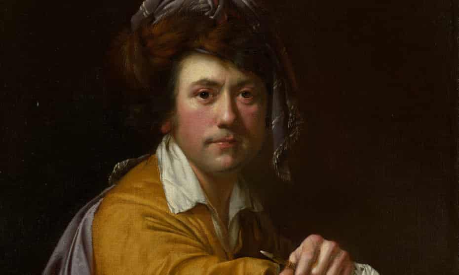 Self-Portrait at the Age of About Forty shows Wright holding a porte-crayon, with a white chalk at one end and a black chalk at the other.