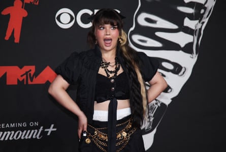 Young at the MTV awards in New York this month.
