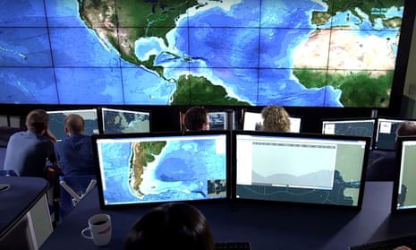 From their control centre in Oxfordshire, analysts from Satellite Application Catapult can track vessels around the world and watch for abnormal or illegal behaviour.