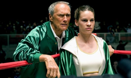 Eastwood and Hilary Swank in Million Dollar Baby