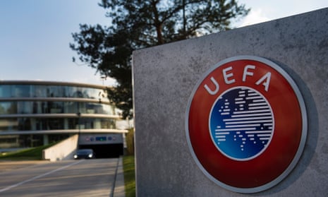 Uefa’s headquarters in Nyon, Switzerland. Owners of top clubs will temporarily be permitted by Uefa’s financial fair play rules to put more money into their clubs.