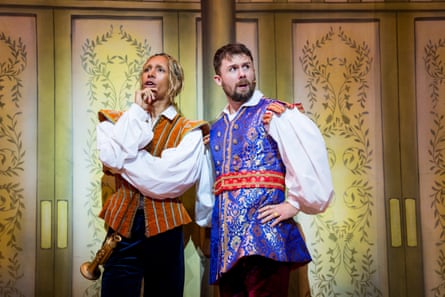 Jeevan Braich (left) and Danny Hatchard in Cinderella.