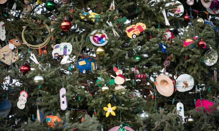 Nothing Under Our Tree Millions In Us Cope With Financial Misery During Holiday Season Coronavirus The Guardian 2021 Christmas Tree Pandemic Ornament