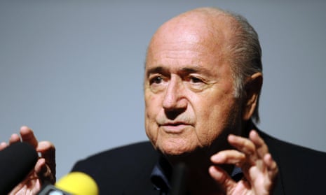 Fifa president Sepp Blatter.