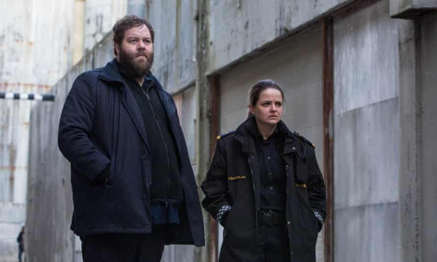 On the trail ... gentle giant Andri and no-nonsense Hinrika in Trapped.