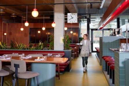 Interior of Medlock Canteen in Manchester.