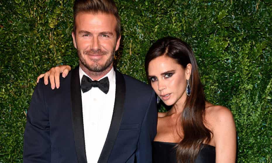 David and Victoria Beckham attend the 60th London Evening Standard Theatre Awards at London Palladium on November 30, 2014 in London, England. (Photo by Karwai Tang/WireImage)