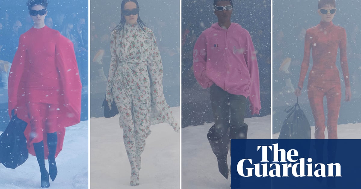‘Fashion doesn’t matter now’: Balenciaga show pays tribute to Ukraine’s refugees