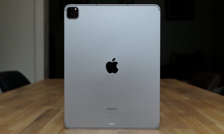 The aluminum back of the iPad Pro.
