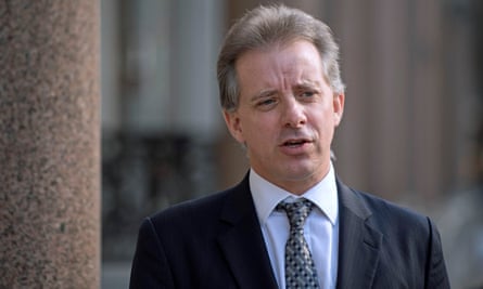 The former MI6 agent Christopher Steele