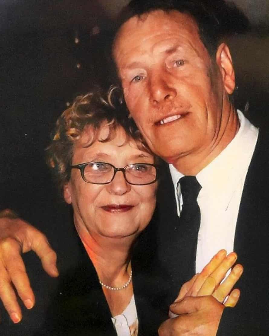 ‘We never row – life is too short,’ says Jackie, left, with Colin in 2016, on their 55th wedding anniversary.