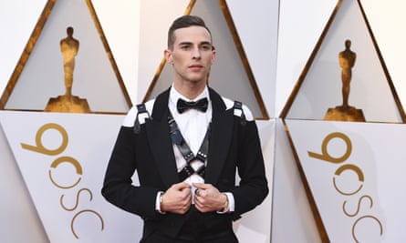 Real deal … Adam Rippon at the 2018 Oscars