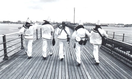 Pier revue … the Rotters on Southport Pier, 1993.