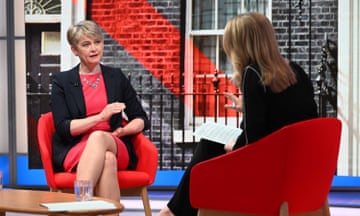 Yvette Cooper, appearing on the BBC 1 current affairs programme, Sunday With Laura Kuenssberg