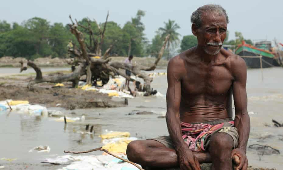 Sunil Kandar, a resident of Ghoramara island.