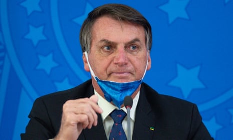 Jair Bolsonaro has played down the pandemic as his officials announced 25 deaths in Brazil.