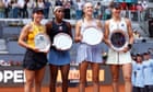 Madrid Open admit silencing women's doubles finalists was 'a mistake'